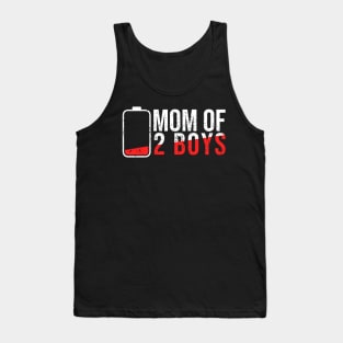 Mom of 2 boys Tank Top